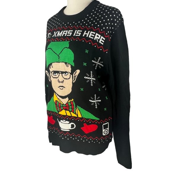 The Office Dwight Shrute Christmas Holiday Sweater Size Small - Picture 2 of 9